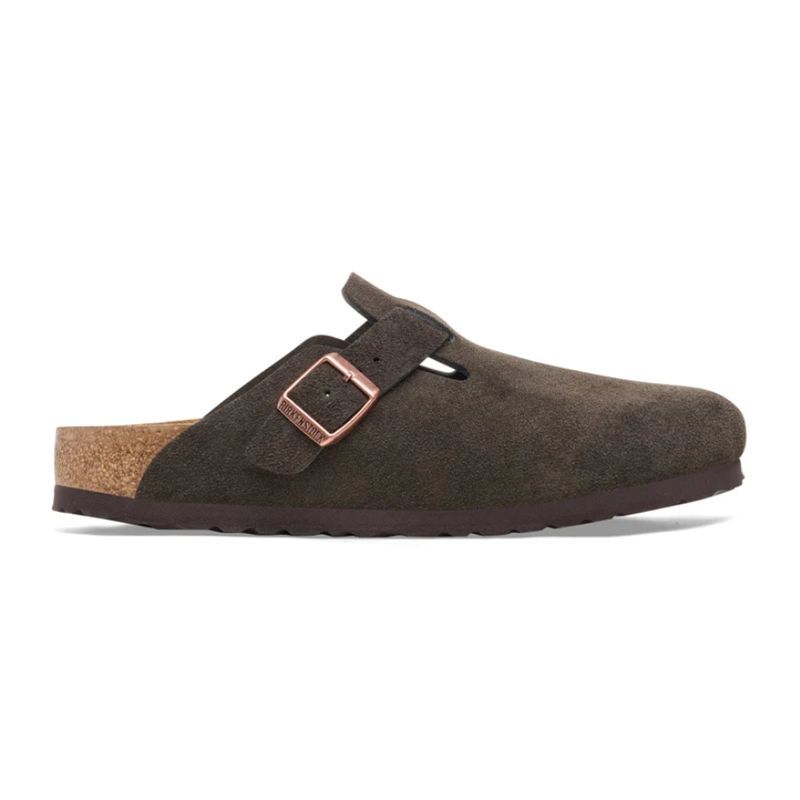 Birkenstock Boston Mocha Suede Narrow Fit Produkt Billede