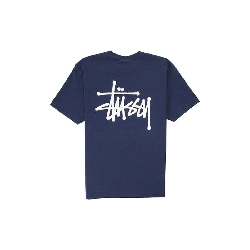 Stussy Tee Navy Produkt Billede
